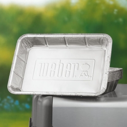 Алюмінієві піддони великі Weber, 10 шт.