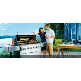 Газовий гриль Weber Summit E-670 GBS чорний