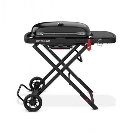 Портативний газовий гриль Weber Traveler Stealth Edition чорний