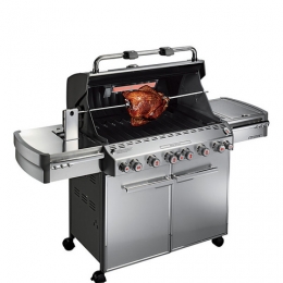 Газовый гриль Weber Summit S-670 GBS нержавеющая сталь