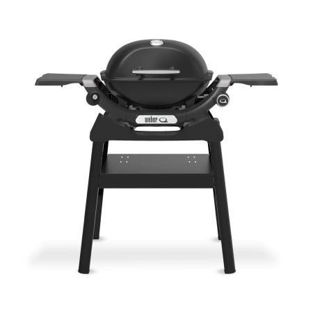 Портативний газовий гриль Weber Q 1200N з бічними столиками та компактною підставкою 1501085