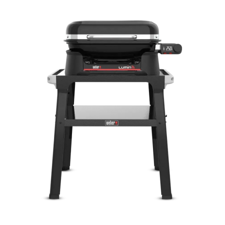 Електричний гриль Weber Lumin Smart з підставкою, чорний 1501662