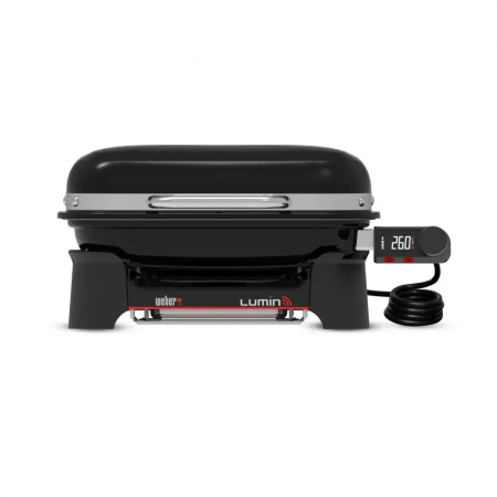Електричний гриль Weber Lumin Smart Compact, чорний 1502047