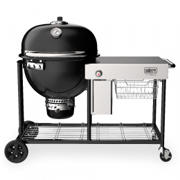 Вугільний гриль Weber Summit Kamado S6 Grill Center чорний