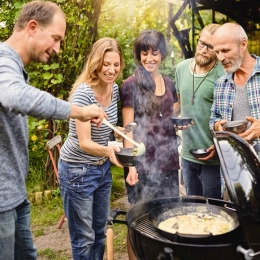 Сковорода ВОК со вставкой-пароваркой и крышкой для Gourmet BBQ System