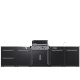 Вулична барбекю кухня (острів) для гриля Genesis EPX-335 Weber BBQ Kitchen Gas 331 + модуль мийки Вулична барбекю кухня (острів) для гриля Genesis EPX-335 Weber BBQ Kitchen Gas 331 + модуль мийки