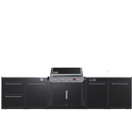Уличная барбекю-кухня (остров) для гриля Weber Genesis EPX-435 BBQ Kitchen Gas 331 и модулем мойки