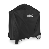 Чехол для Weber Q 2000 с тележкой и Q 3000